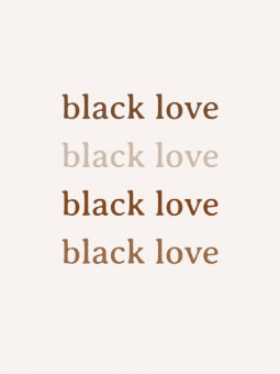 Affiche - Black love - Accueil | Oueso - Art Afro Contemporain