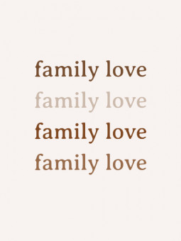 Affiche - Family love - Accueil | Oueso - Art Afro Contemporain
