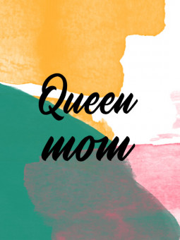 Poster - Queen Mom - Accueil | Oueso - Contemporary Afro Art