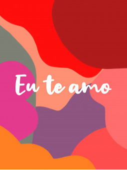 Affiche - Eu te amo - Accueil | Oueso - Art Afro Contemporain