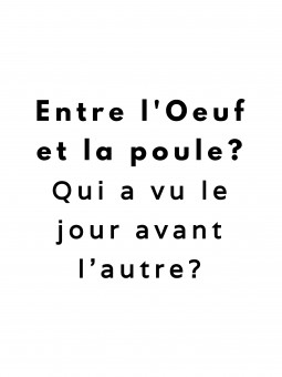 Poster - Citation Oeuf et Poule - Accueil | Oueso - Contemporary Af...