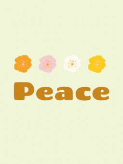 Poster - Peace - Accueil | Oueso - Contemporary Afro Art