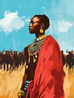 Affiche - Tribal Crafts - Accueil | Oueso - Art Afro Contemporain