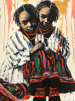 Affiche - Sœur Life - Accueil | Oueso - Art Afro Contemporain