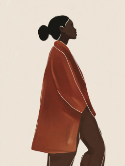 Affiche - Class Woman - Accueil | Oueso - Art Afro Contemporain