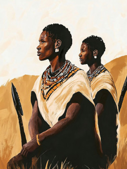 Affiche - Drums - Accueil | Oueso - Art Afro Contemporain