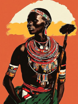 Affiche - Rootsoul - Accueil | Oueso - Art Afro Contemporain