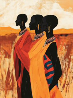 Affiche - Heartstrings - Accueil | Oueso - Art Afro Contemporain