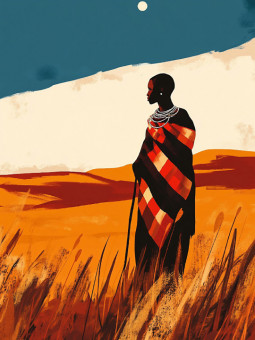 Affiche - Sacred - Accueil | Oueso - Art Afro Contemporain