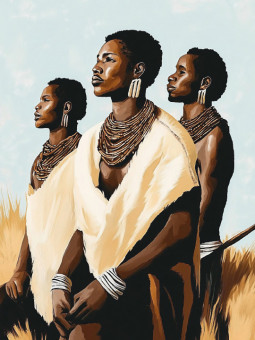 Affiche - Flames - Accueil | Oueso - Art Afro Contemporain