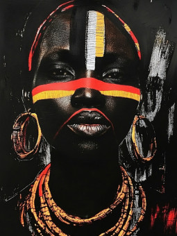 Poster - Maisha - Accueil | Oueso - Contemporary Afro Art