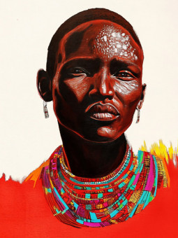 Affiche - Kunda - Accueil | Oueso - Art Afro Contemporain