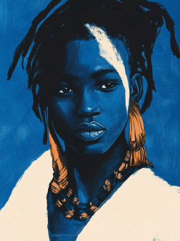Affiche - Bantu - Accueil | Oueso - Art Afro Contemporain
