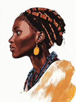 Poster - Kilim - Accueil | Oueso - Contemporary Afro Art