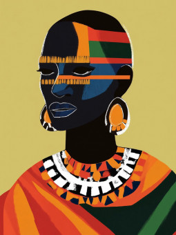 Affiche - Tupu - Accueil | Oueso - Art Afro Contemporain