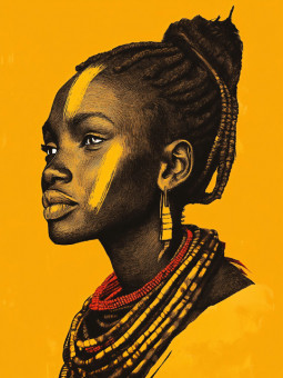 Affiche - Shona - Accueil | Oueso - Art Afro Contemporain