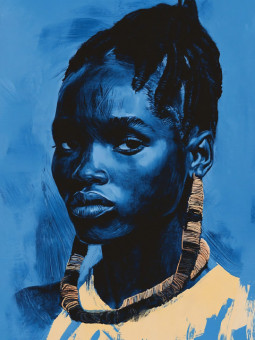 Affiche - Mwanga - Accueil | Oueso - Art Afro Contemporain