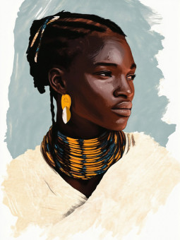 Poster - Zuri - Accueil | Oueso - Contemporary Afro Art