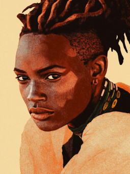 Affiche - Adinkra - Accueil | Oueso - Art Afro Contemporain