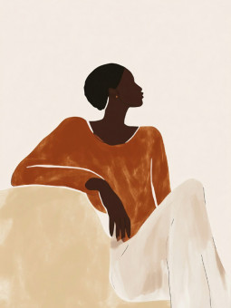 Affiche - Ethereal - Accueil | Oueso - Art Afro Contemporain