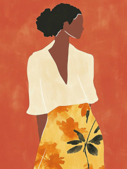 Affiche - Shapes - Accueil | Oueso - Art Afro Contemporain