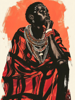 Affiche - Loom - Accueil | Oueso - Art Afro Contemporain