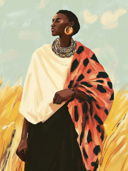 Affiche - Noble - Accueil | Oueso - Art Afro Contemporain