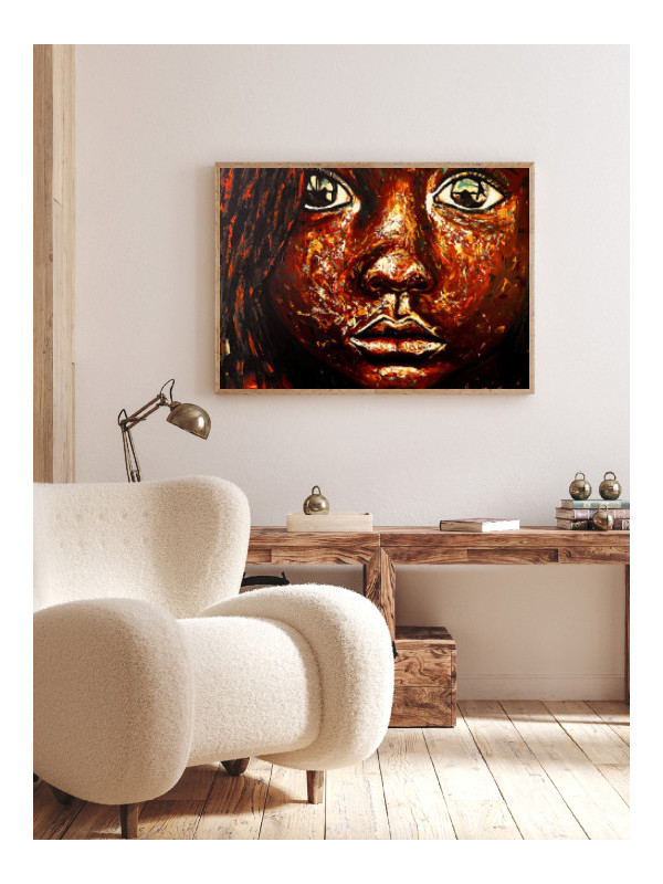 Affiche - Diana (PATTI BLUEH) - Accueil | Oueso - Art Afro Contempo...