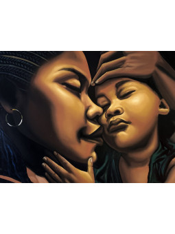 Poster - Family Blood - Accueil | Oueso - Contemporary Afro Art