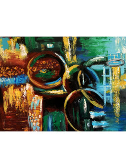 Poster - Waves of Soul - Accueil | Oueso - Contemporary Afro Art