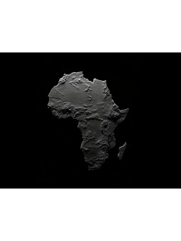 Poster - Africa map - Accueil | Oueso - Contemporary Afro Art