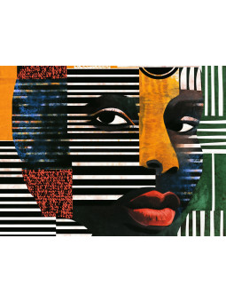 Affiche - Mask afrofri - Accueil | Oueso - Art Afro Contemporain