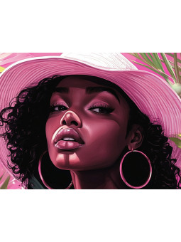 Affiche - Beauty Miley - Accueil | Oueso - Art Afro Contemporain
