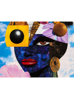 Affiche - Faty - Accueil | Oueso - Art Afro Contemporain
