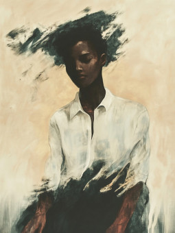 Affiche - Brown - Accueil | Oueso - Art Afro Contemporain