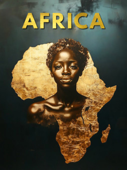 Affiche - Terre mère - Accueil | Oueso - Art Afro Contemporain