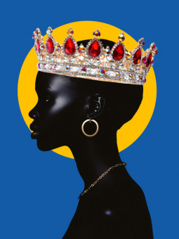 Affiche - Queen Fafa - Accueil | Oueso - Art Afro Contemporain