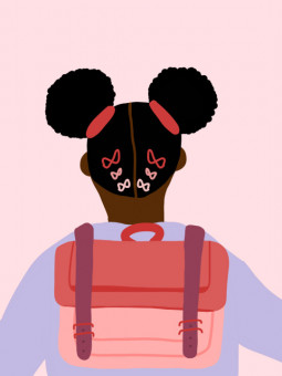 Affiche - Schoolday - Affiches | Oueso - Art Afro Contemporain