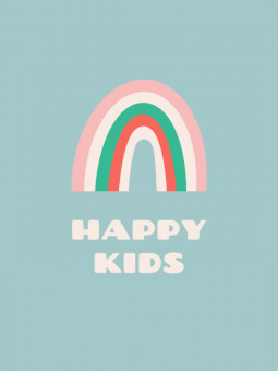 Poster -Happy - WALL ART | Oueso - Contemporary Afro Art