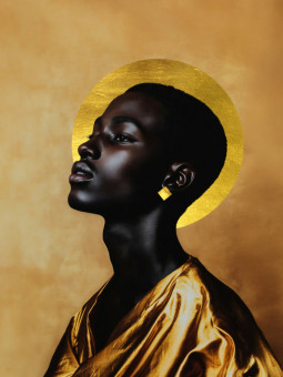 Affiche - Or Noir - Accueil | Oueso - Art Afro Contemporain