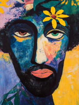 Affiche - Aimé Art - Accueil | Oueso - Art Afro Contemporain