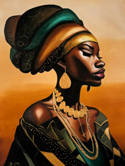 Poster - Rust - Accueil | Oueso - Contemporary Afro Art