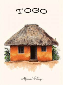 Affiche - Togo - Accueil | Oueso - Art Afro Contemporain