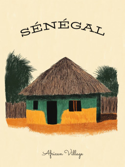 Affiche - Sénégal - Accueil | Oueso - Art Afro Contemporain