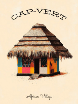 Affiche - Cap-Vert - Accueil | Oueso - Art Afro Contemporain