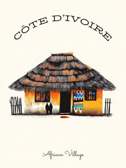 Affiche - Côte d'Ivoire - Accueil | Oueso - Art Afro Contemporain