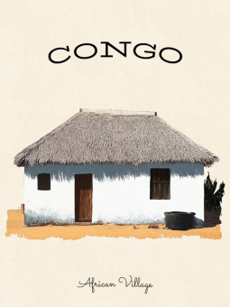 Affiche - Congo - Accueil | Oueso - Art Afro Contemporain