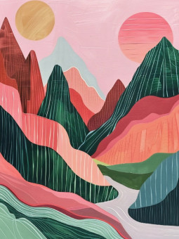 Affiche - Dreamy Abstract - Accueil | Oueso - Art Afro Contemporain