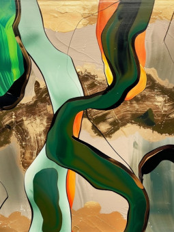 Affiche - Green Storm - Accueil | Oueso - Art Afro Contemporain