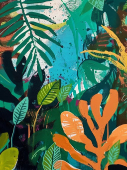 Affiche - Exotic place - Accueil | Oueso - Art Afro Contemporain